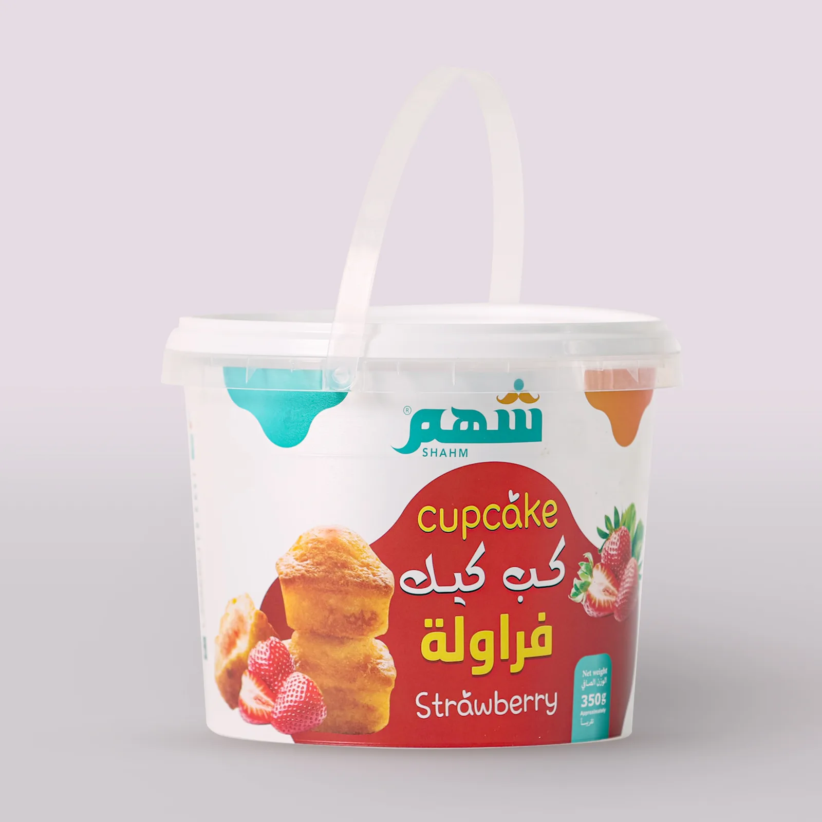 كب كيك فراولة