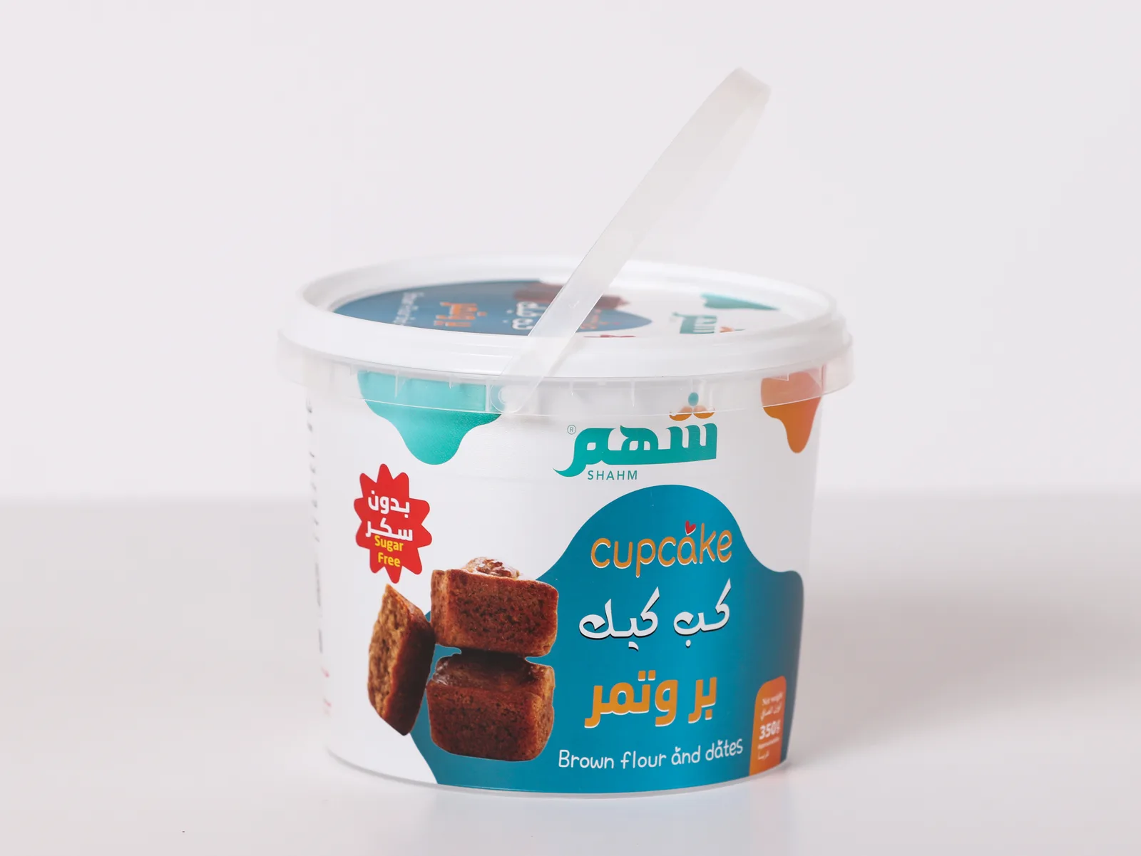 كب كيك بر بالتمر