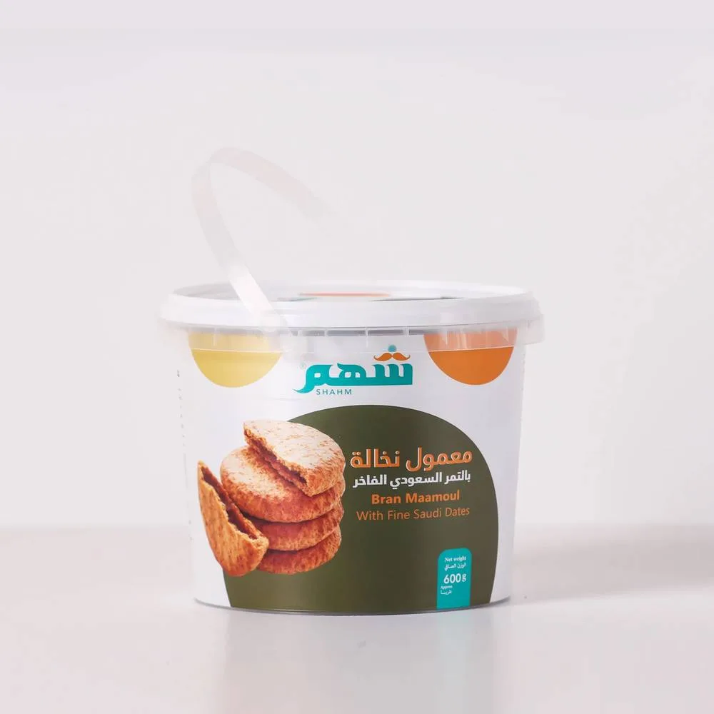 معمول نخالة عبوة دائرية