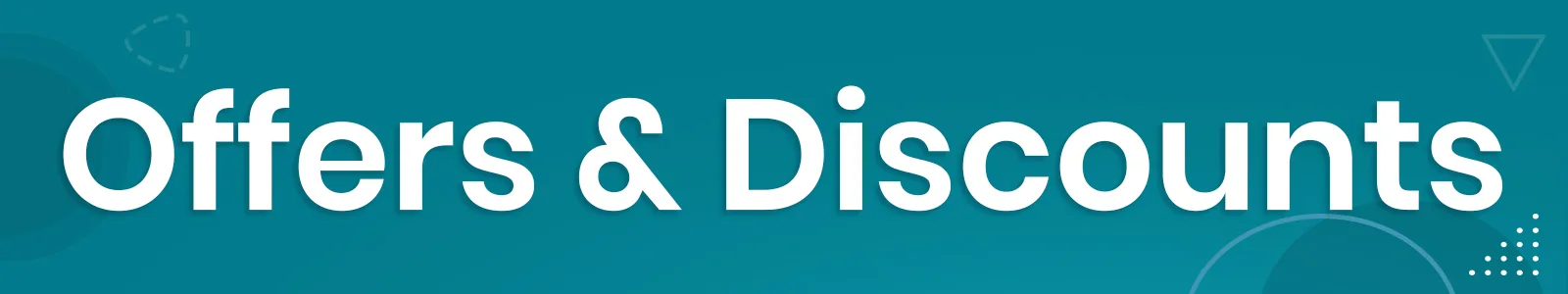Offers & Discounts